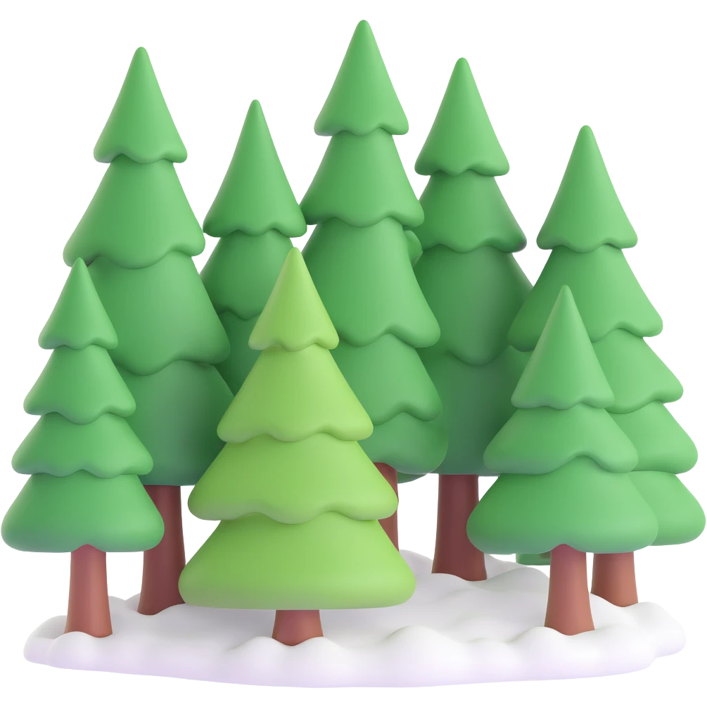 spruce forest emoji