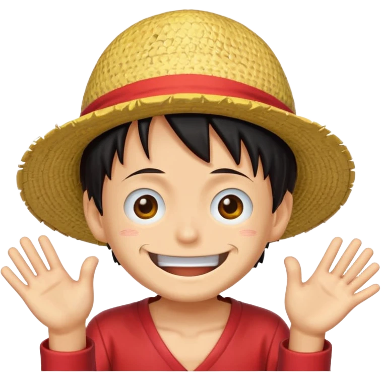 Create luffy emojis emoji