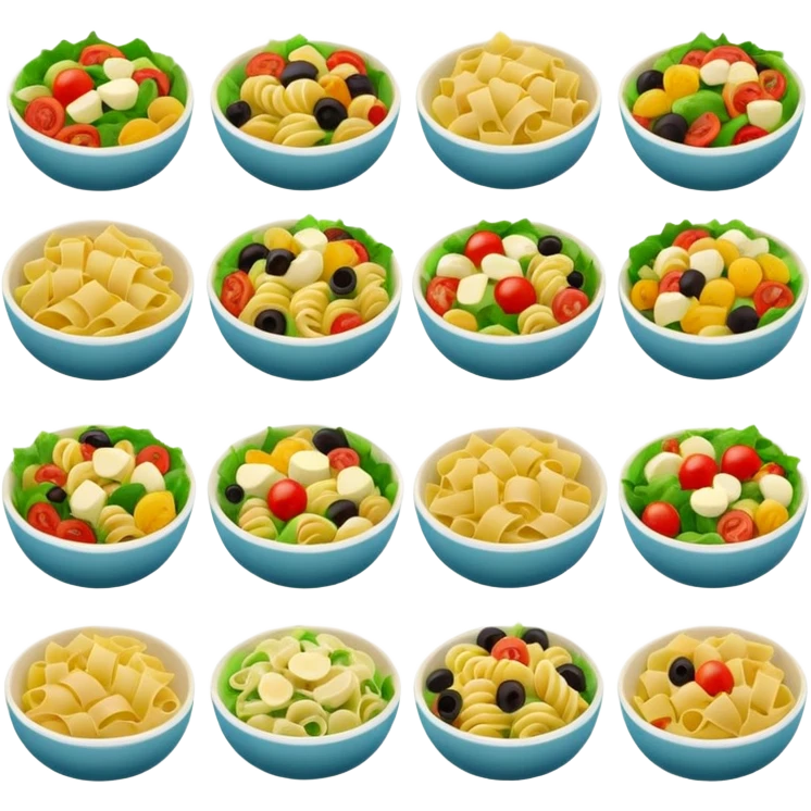 massas e saladas emoji