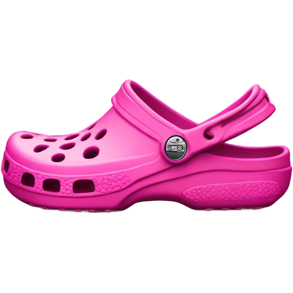 Pink crocs emoji