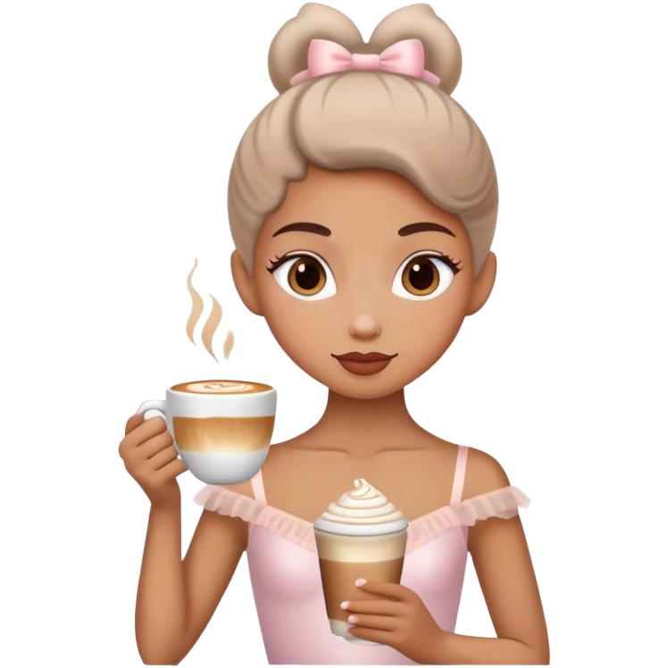 ballerina cappuccino  emoji