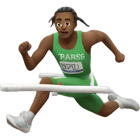 hurdle emoji