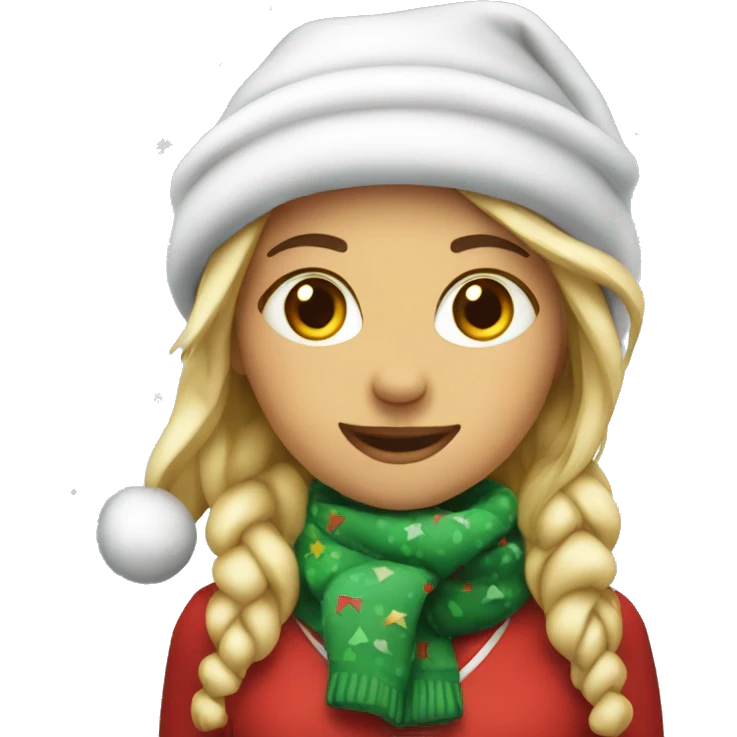 Christmast girl  emoji