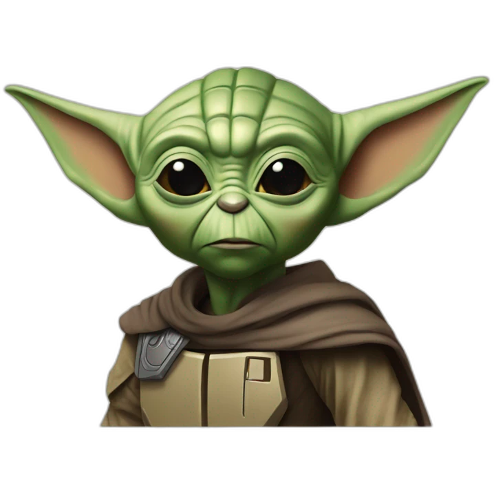 Mandalorian yoda emoji
