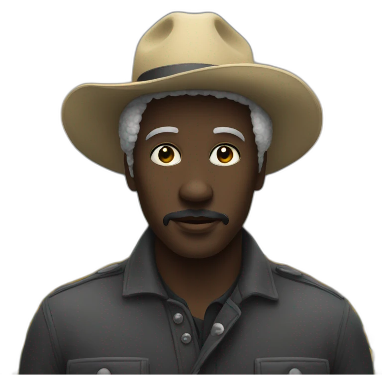 Noir au champ de coton emoji