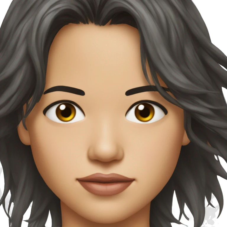 michelle rodriguez serious wearing tank top emoji