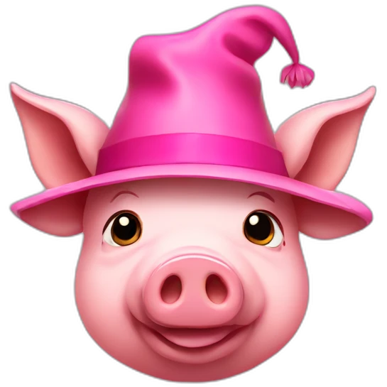 pig-with-hat emoji