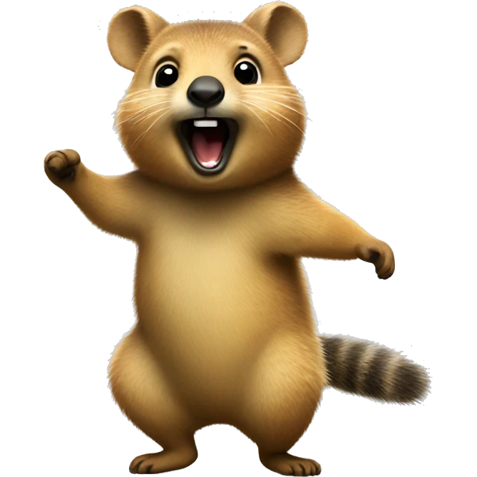 quokka dancing emoji