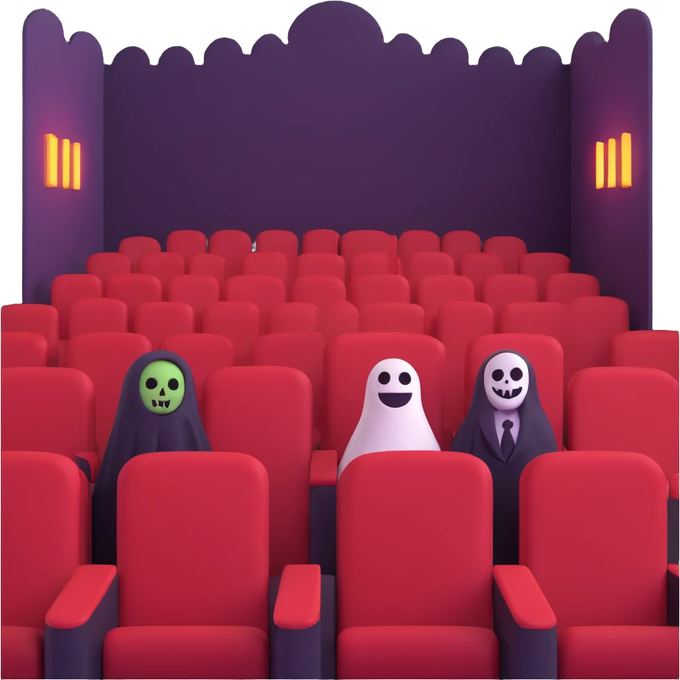 haunted cinema emoji