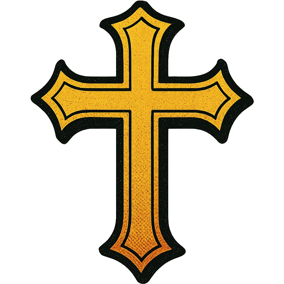goth cross emoji