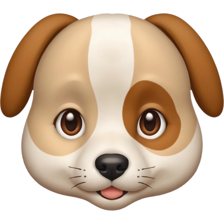 human with a dog face emoji