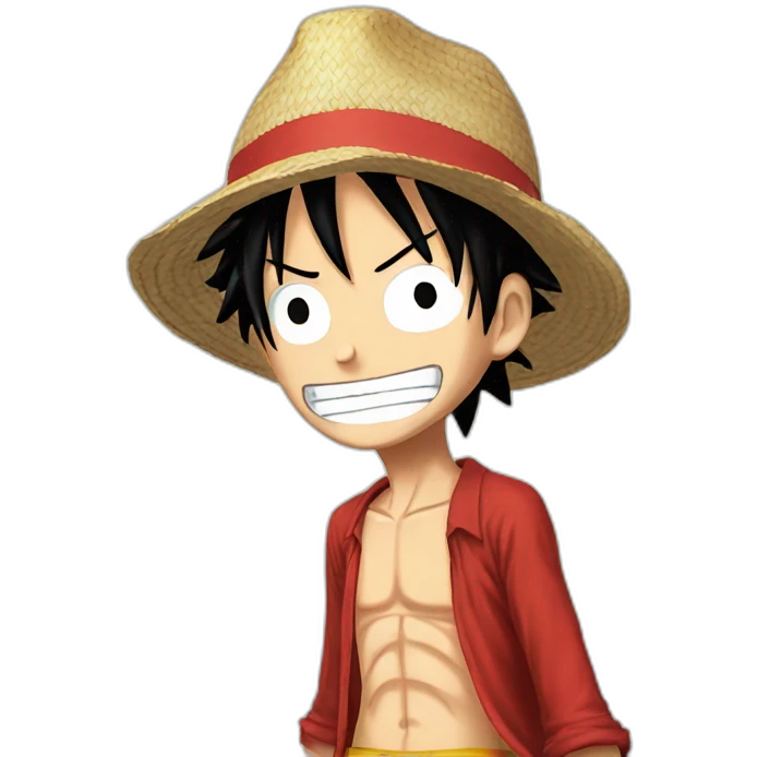Luffy one piece emoji