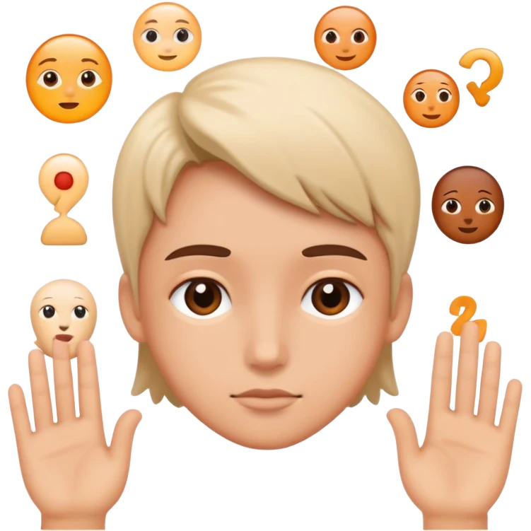 newcomer, beginner, novice with learning symbols emoji