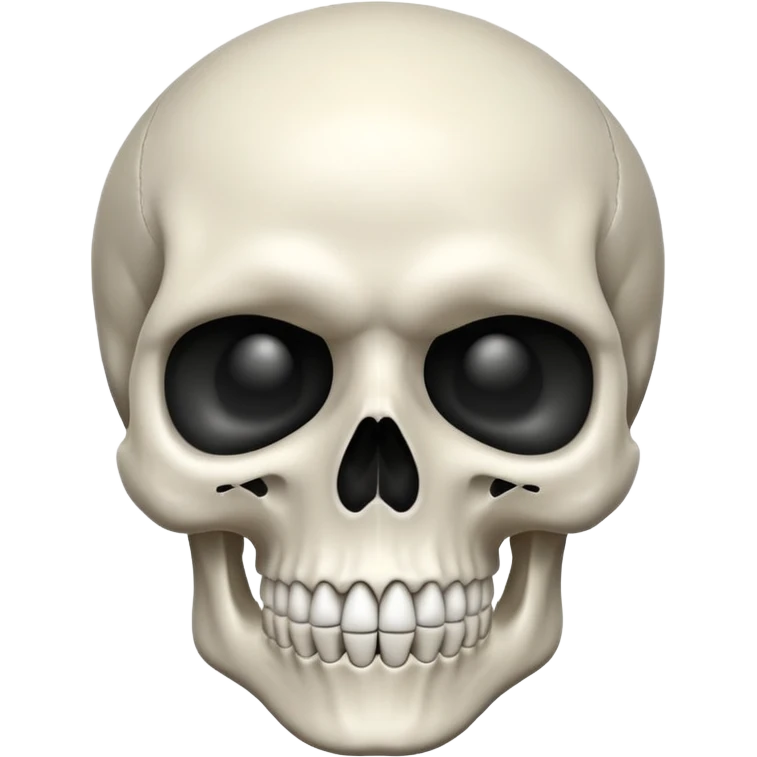 Create a skull ☠️ but without the crossbones emoji