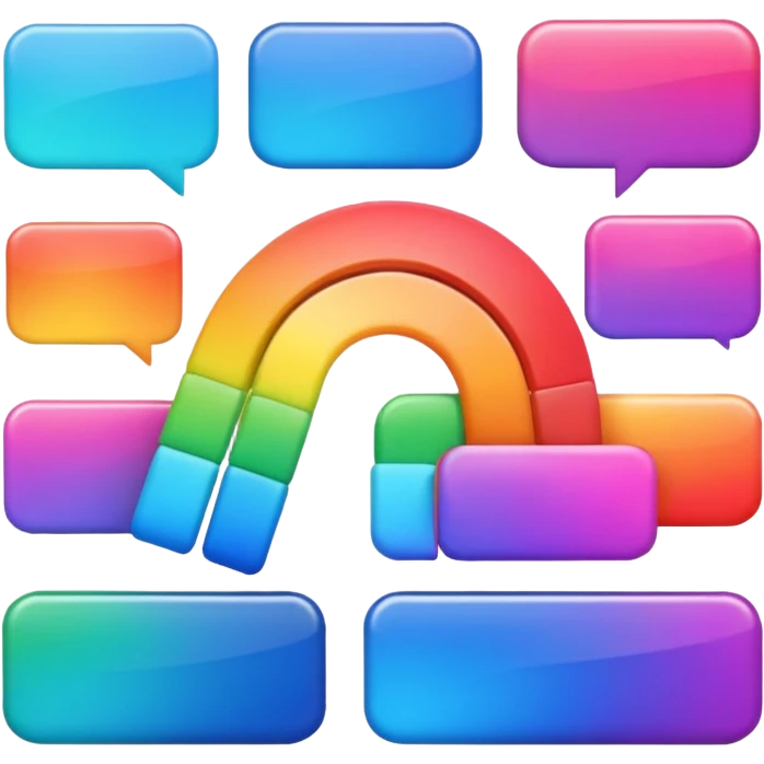 rainbow list of to dos emoji