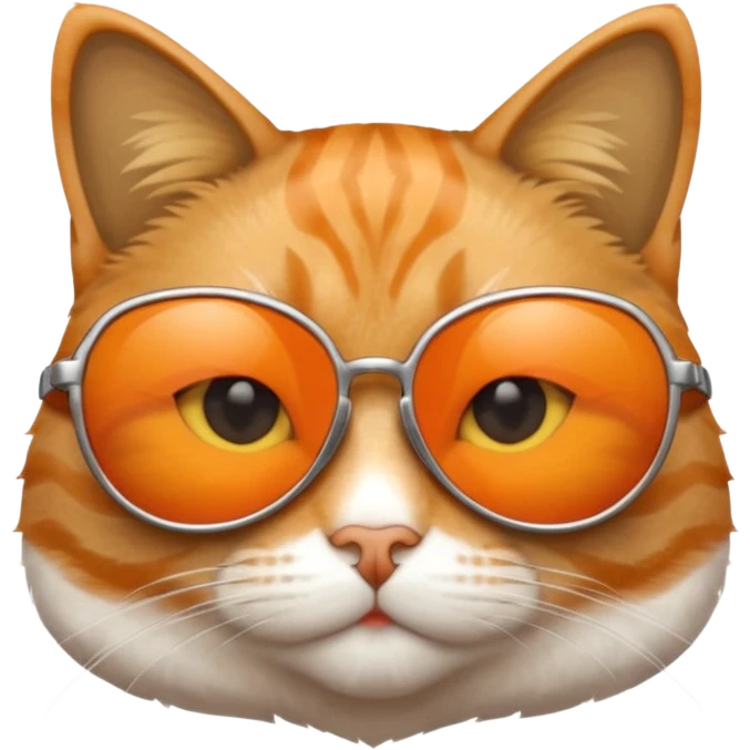 Cat wearing sunglasses emoji