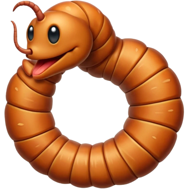 Worm emoji