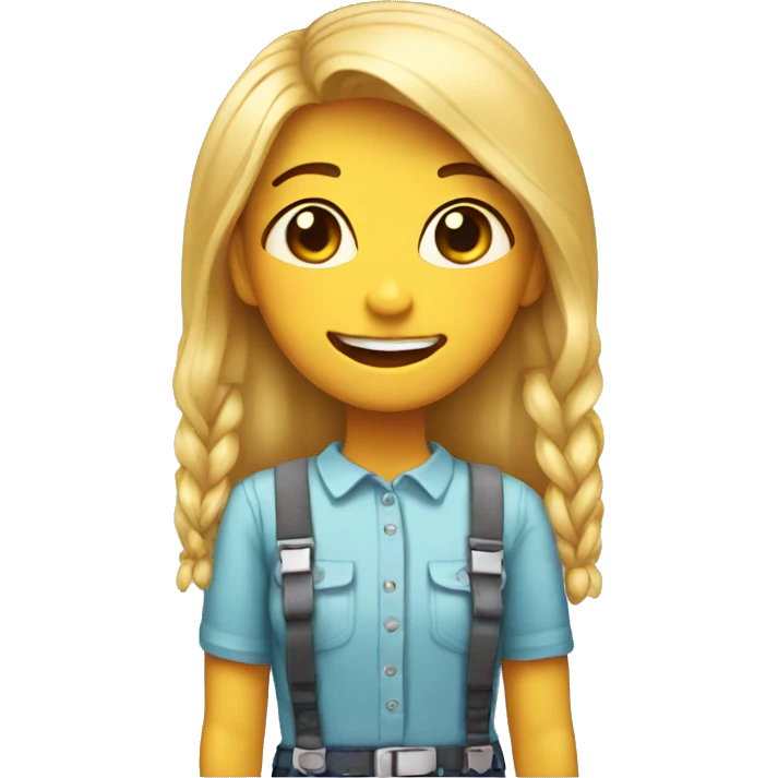 with braces girl emoji