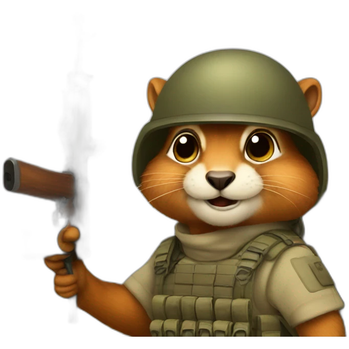 squirel soldier emoji