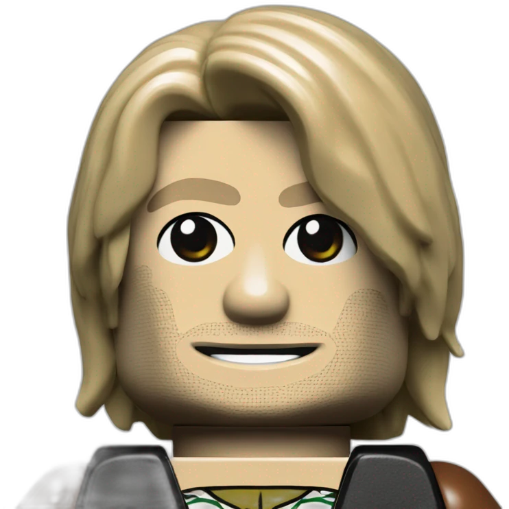 LEGO Kurt Cobain emoji