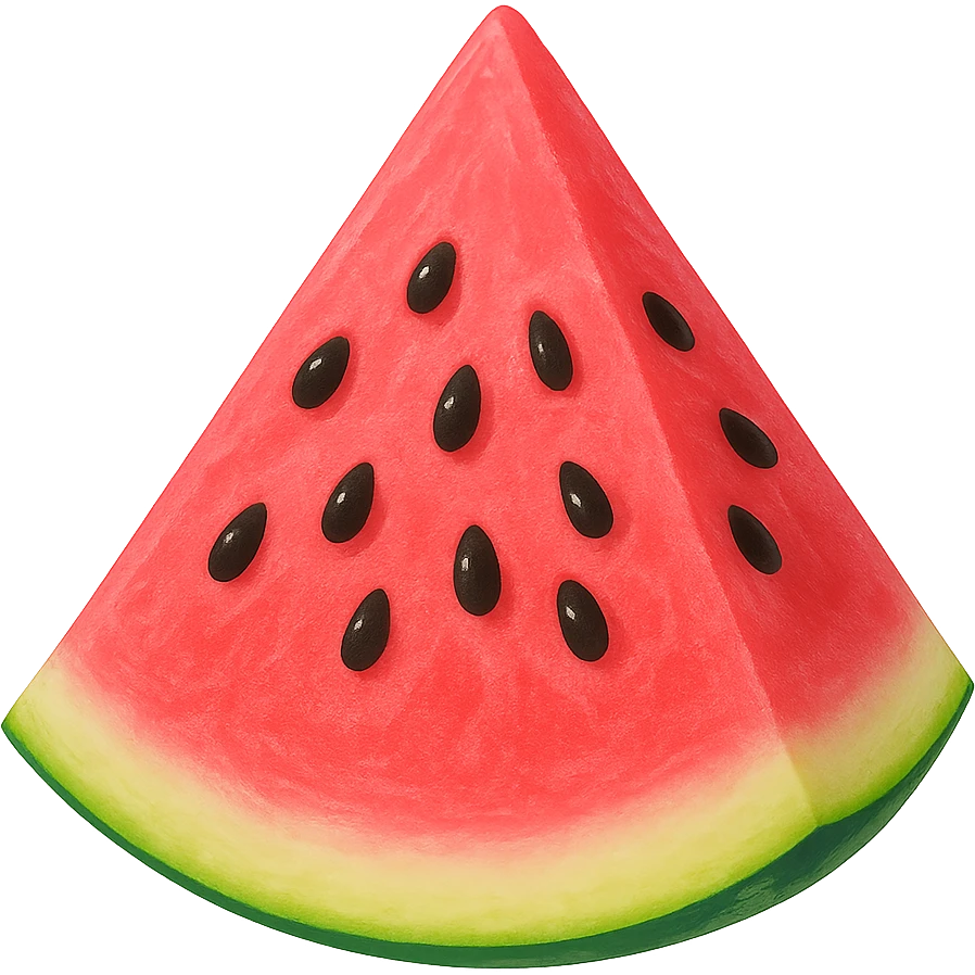 pink watermelon slice emoji