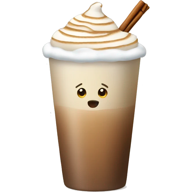 Winter latte  emoji