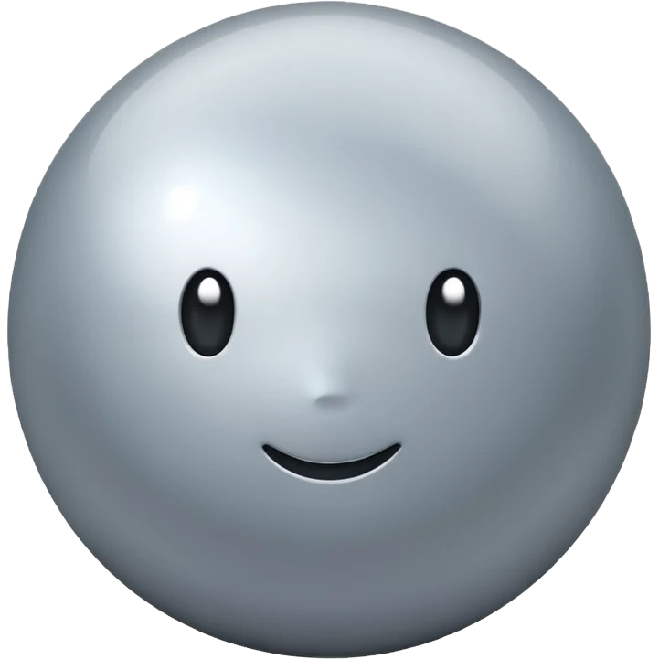 silver ball emoji
