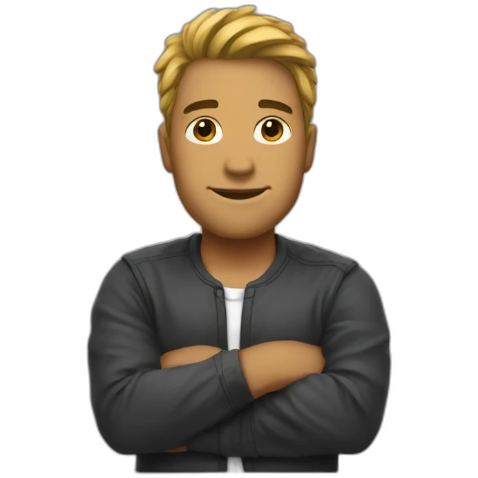 main en forme de J U L emoji