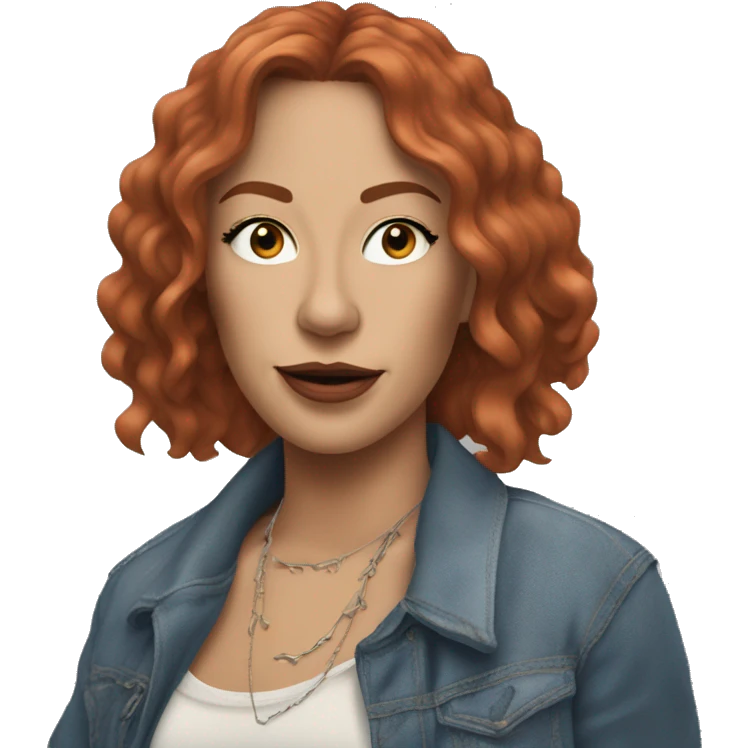 Chappell Roan, is an American singer and songwriter from Missouri. Working with collaborator Dan Nigro, the majority of her music is inspired by 1980s synth-pop red hair long emoji