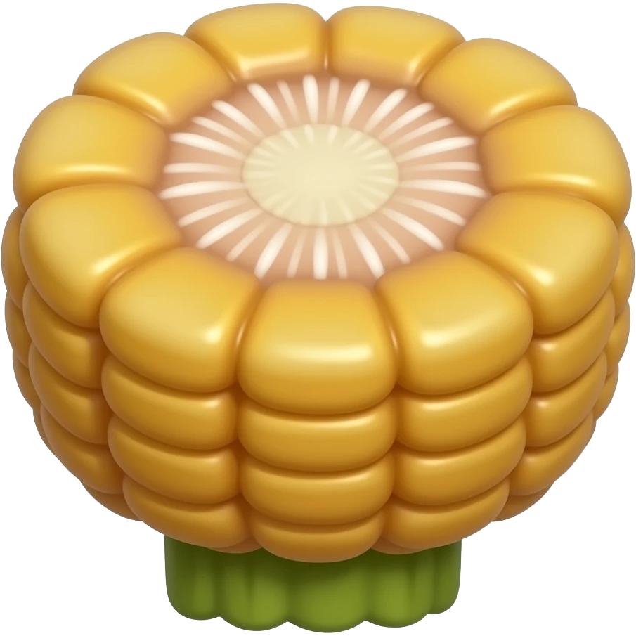 Testicle emoji that have corn textured colors emoji