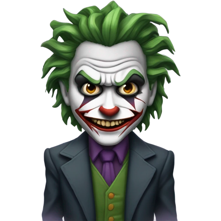 The Batman‘s Joker, but much more evil emoji
