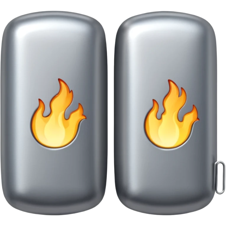 HAND WARMERS, negative : fire. emoji