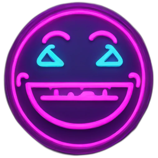 Neon sign emoji