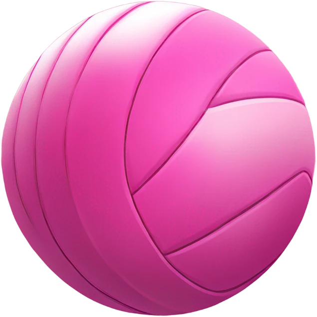 Pink volleyball  emoji