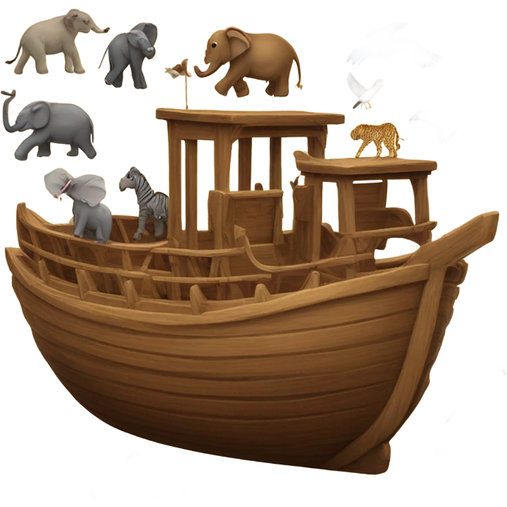 noah's ark emoji