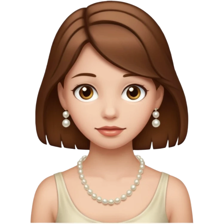Pearl String Girl emoji