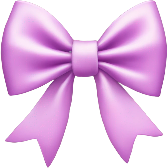 A coquette bow emoji