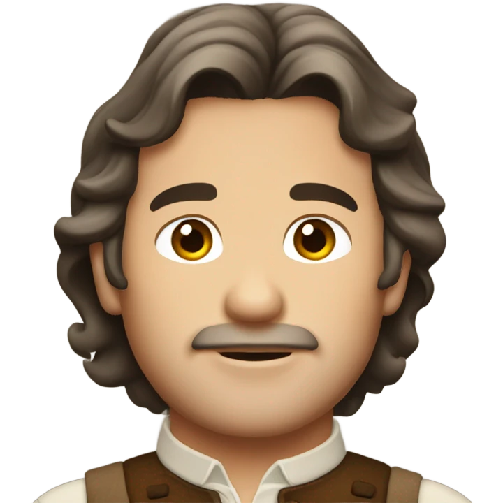 charles Ingalls brown hair emoji