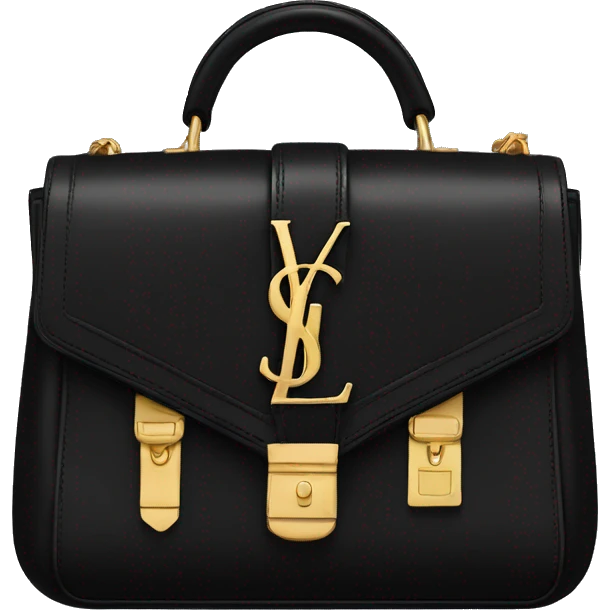 Black ysl bag emoji