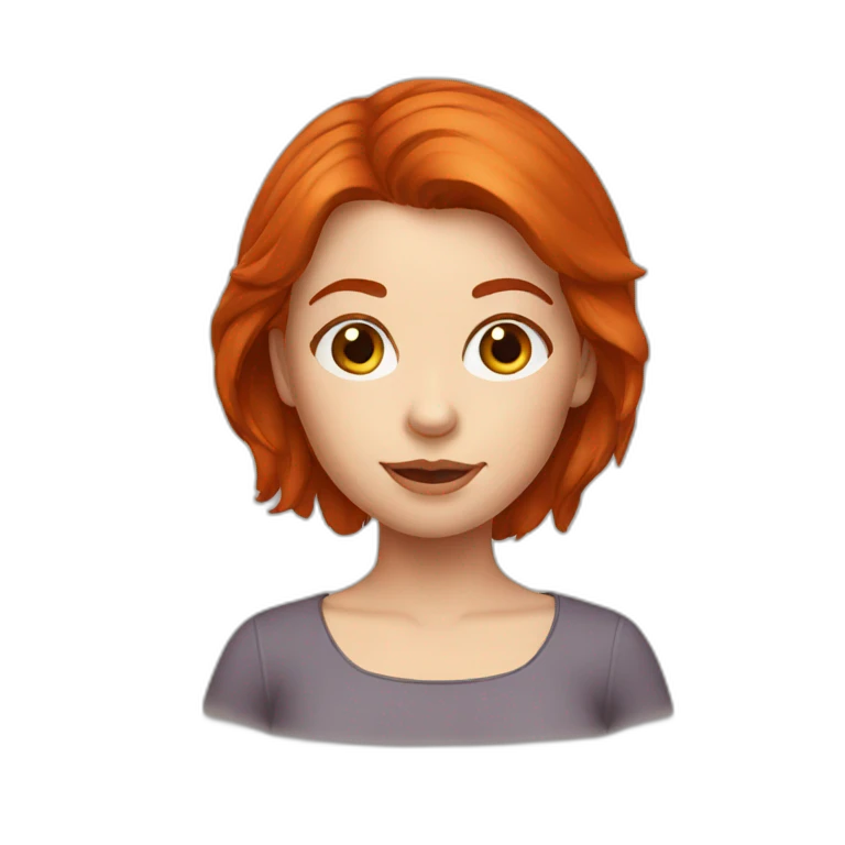redhead girl emoji