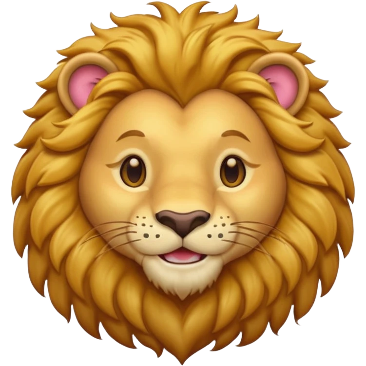 lion with heart eyes emoji