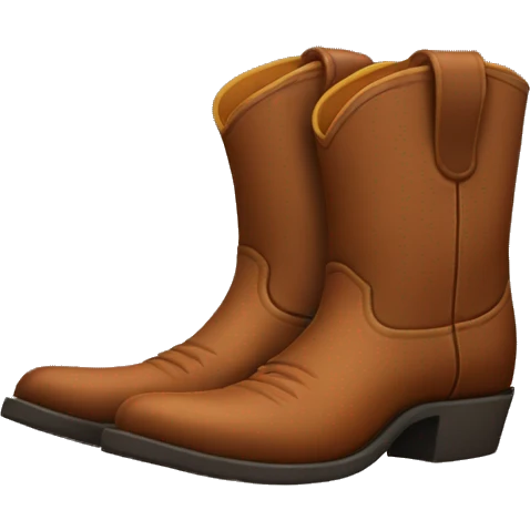 Cowboy boots emoji