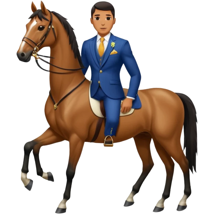 PHILIPPINE MYTHICAL Centaur (upper half of the body is a man and the lower half is a horse) BUT runway classy emoji