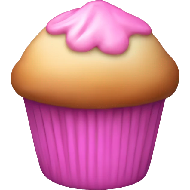 vanilla muffin pink emoji