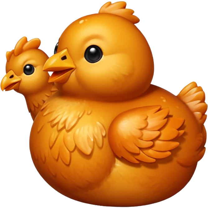 Orange chicken emoji