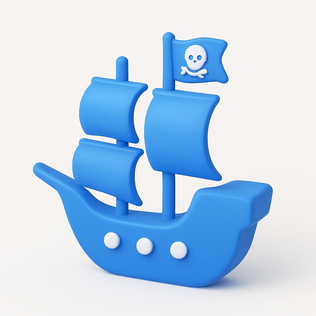 pirate ship emoji