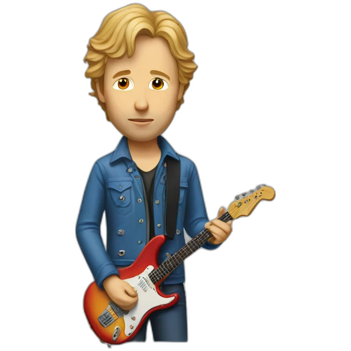 Mark Knopfler young emoji