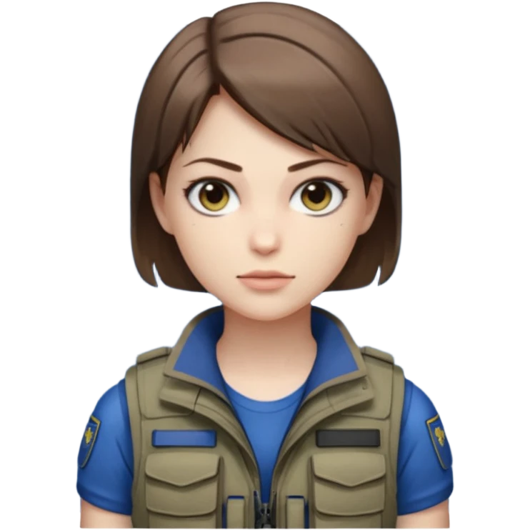 Jill Valentine resident evil emoji