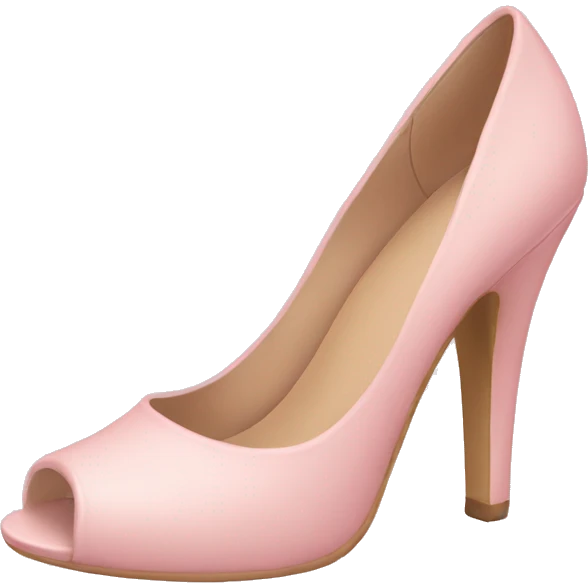 Light Pink heel emoji