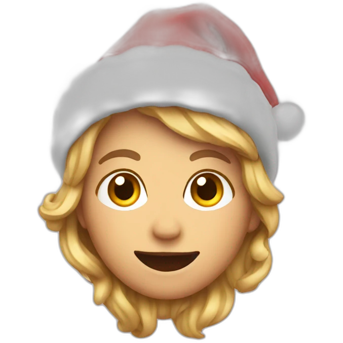 Christmas decorated emoji